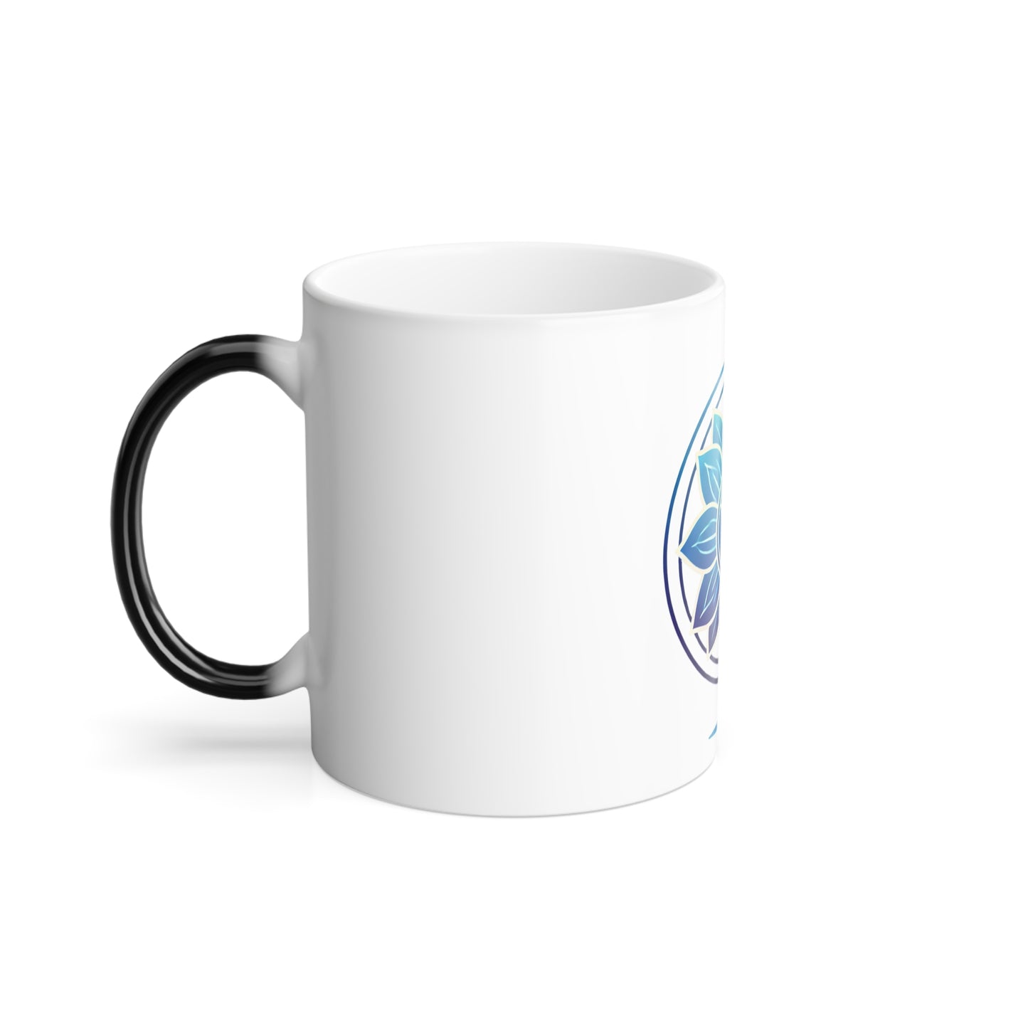 Color Morphing Throat Chakra Mug