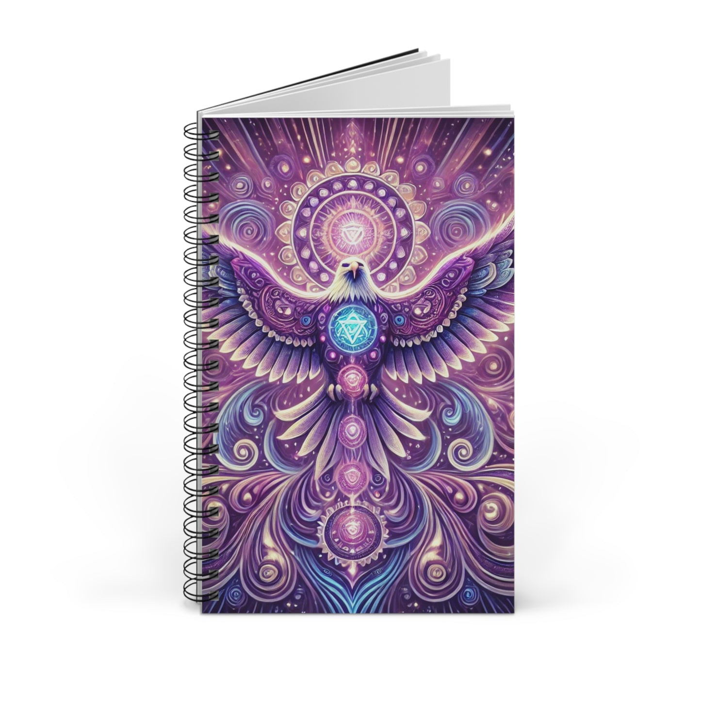 Crown Chakra Eagle Spiral Journal