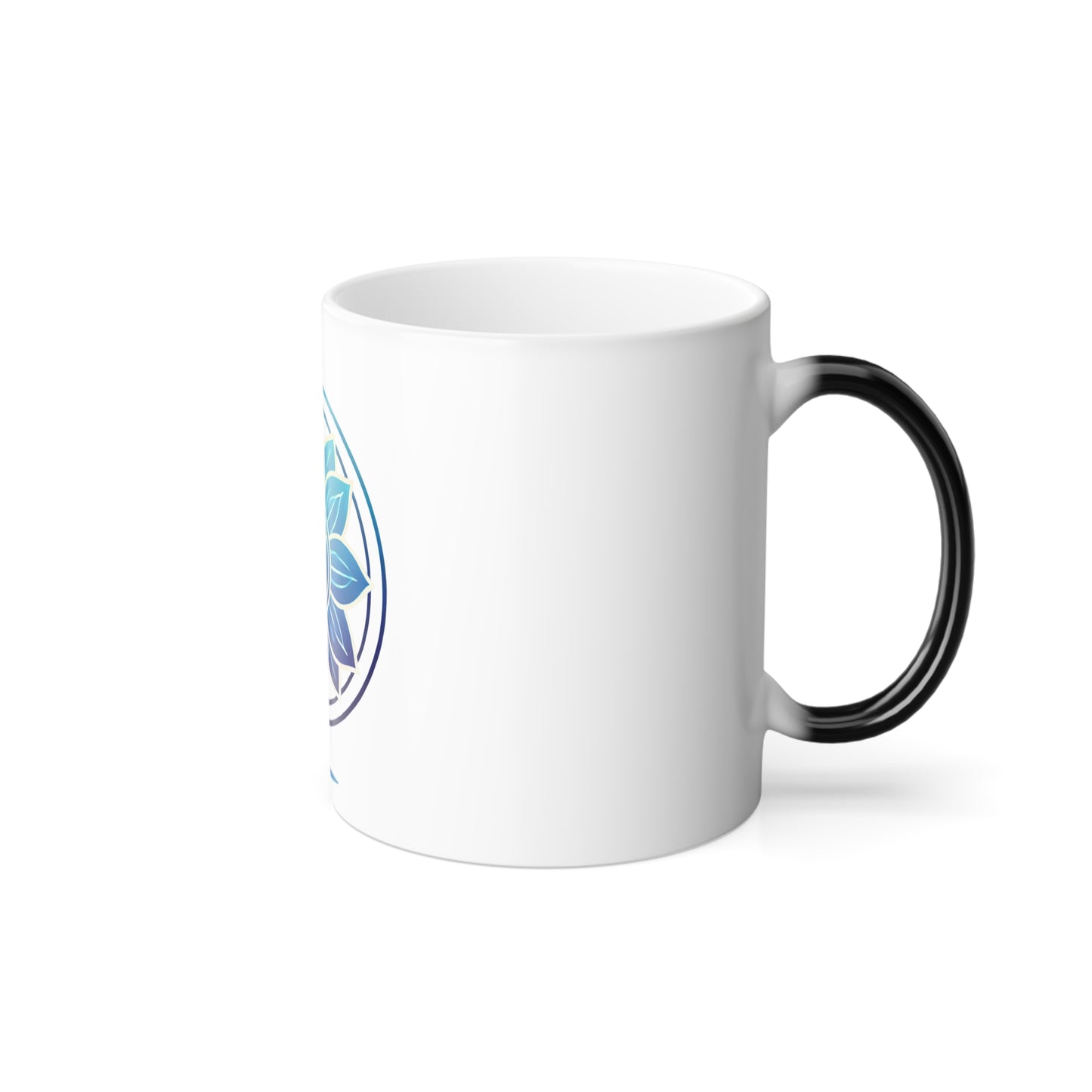 Color Morphing Throat Chakra Mug