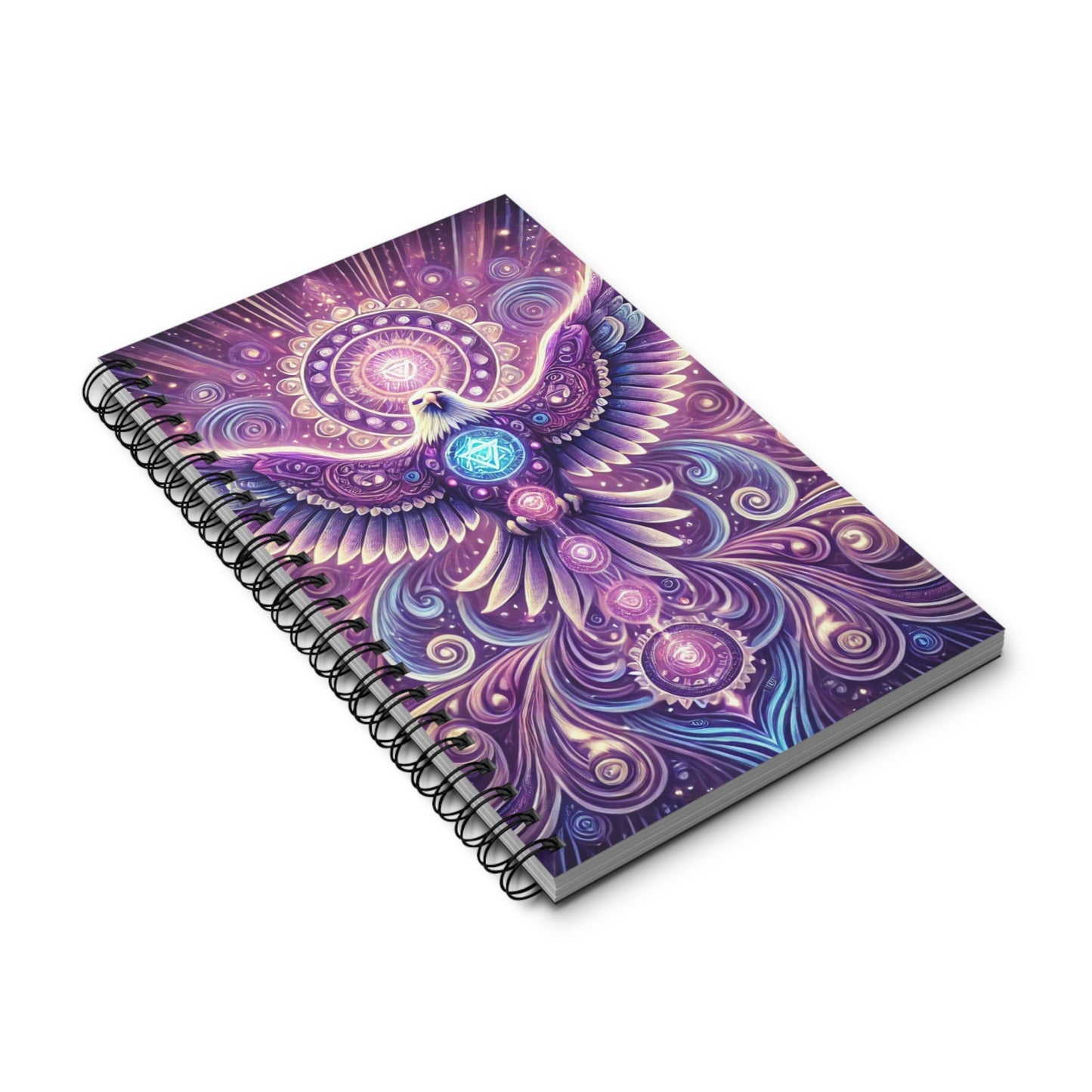 Crown Chakra Eagle Spiral Journal