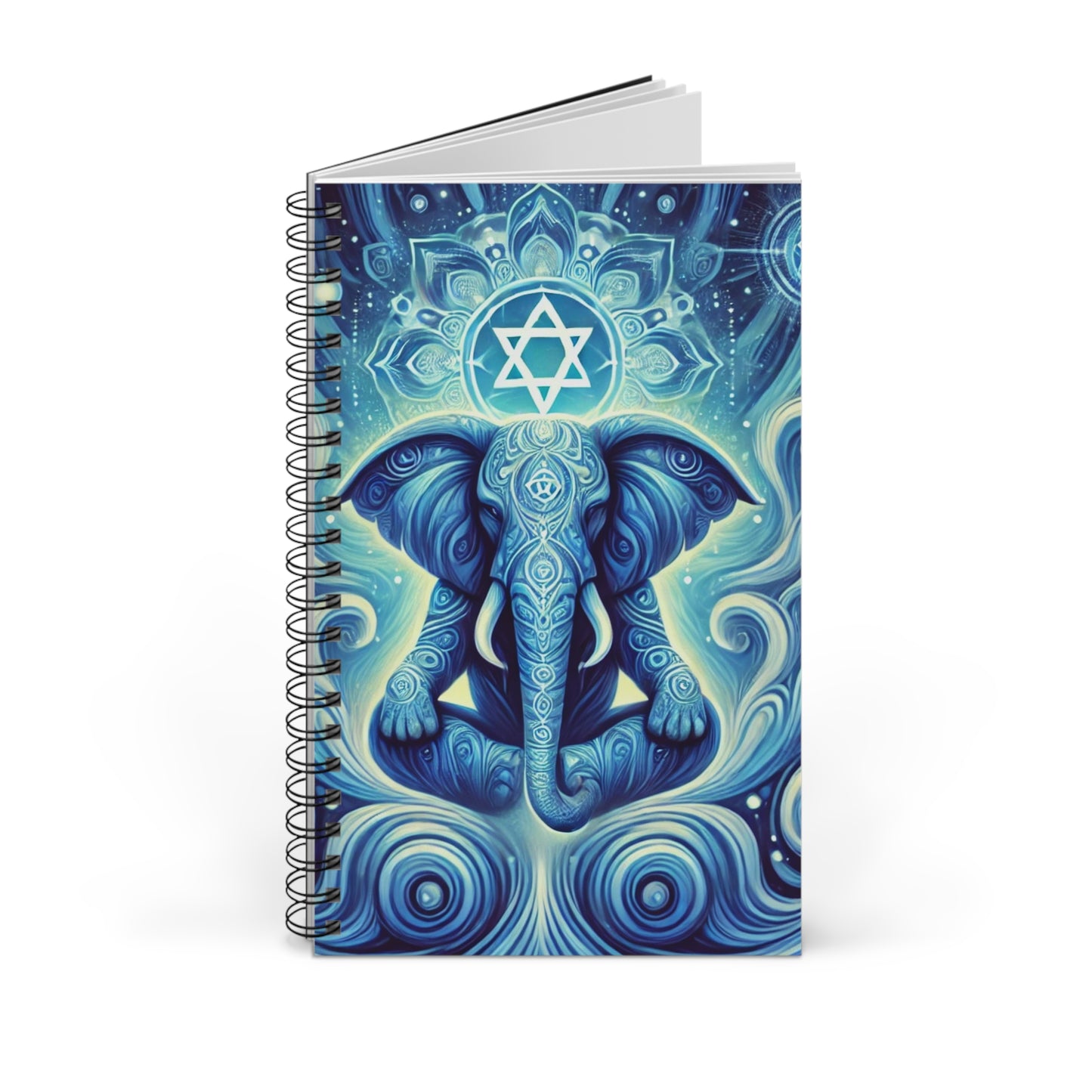 Throat Chakra Elephant Spiral Journal