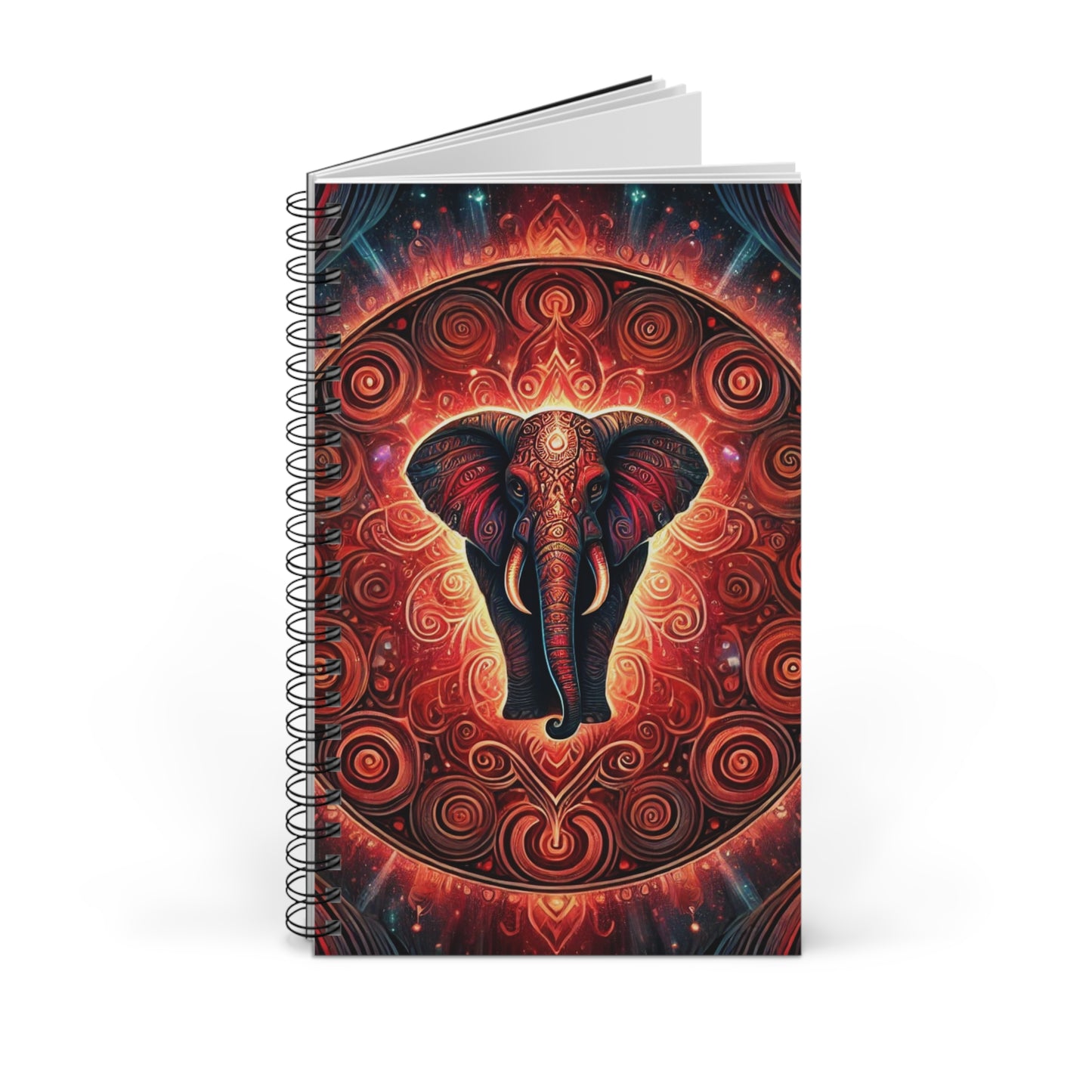 Root Chakra Elephant Spiral Journal