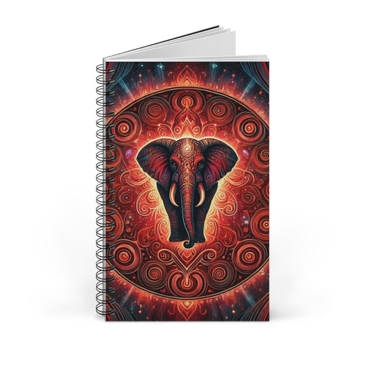 Root Chakra Elephant Spiral Journal
