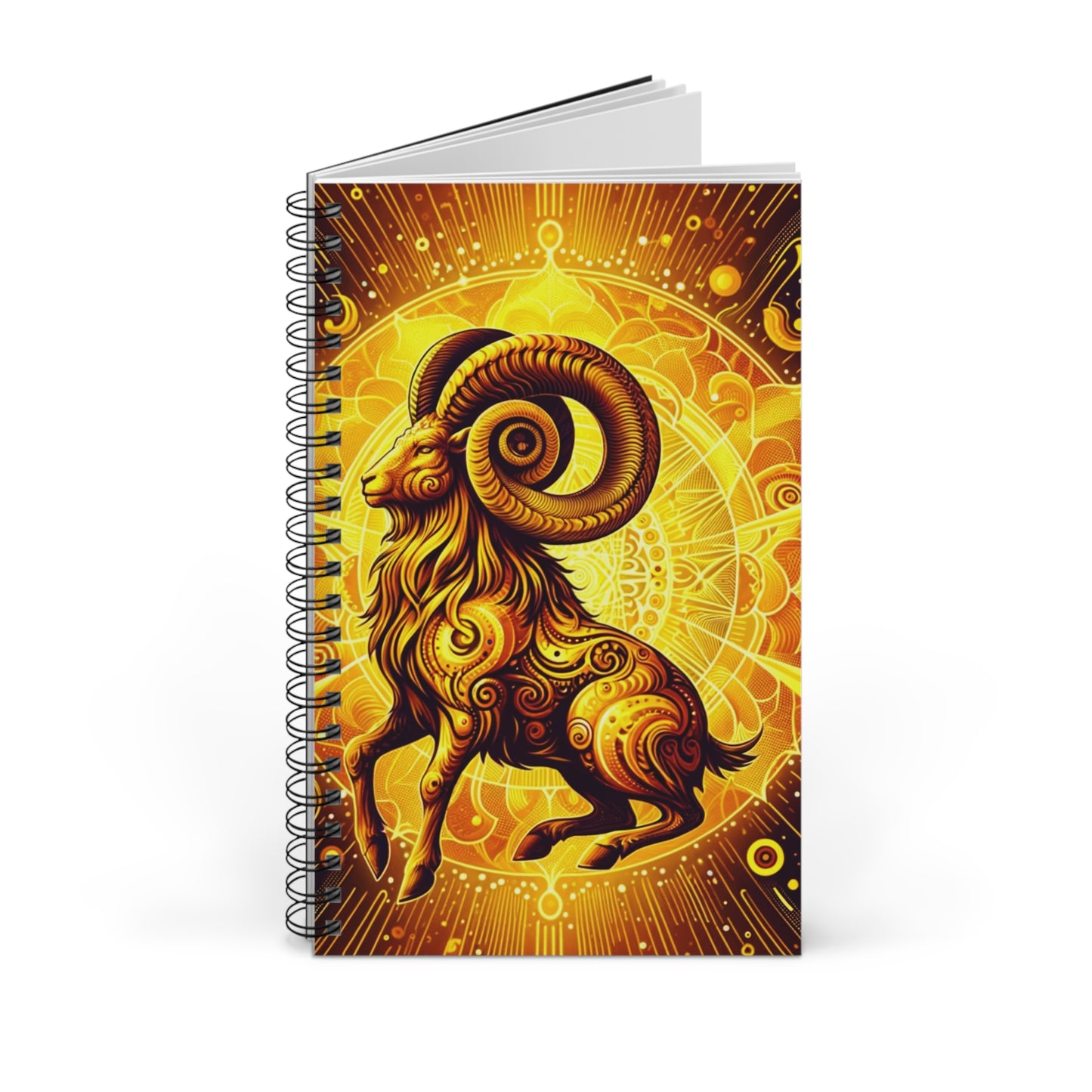 Solar Plexus Chakra Ram Spiral Journal