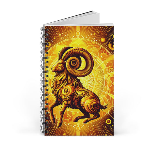 Solar Plexus Chakra Ram Spiral Journal