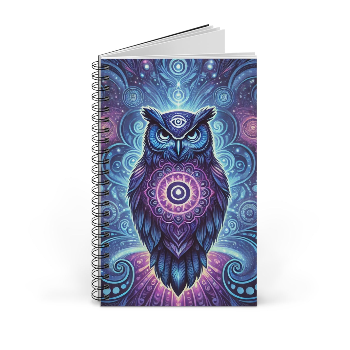 Third Eye Chakra Eagle Spiral Journal