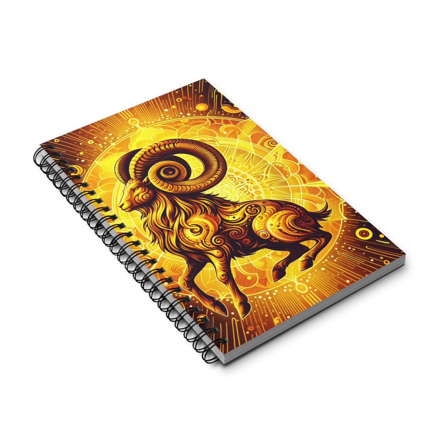 Solar Plexus Chakra Ram Spiral Journal