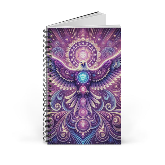 Crown Chakra Eagle Spiral Journal