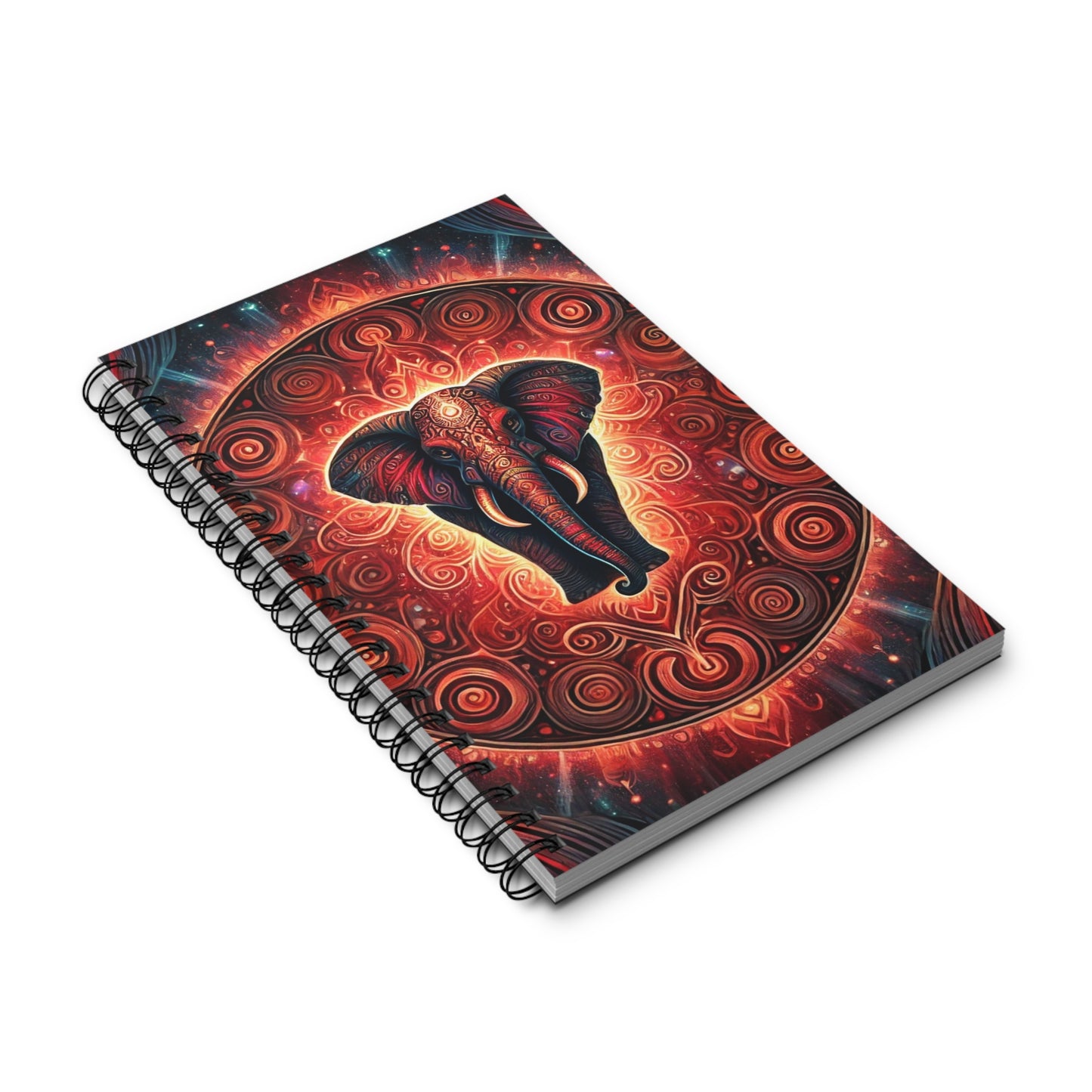 Root Chakra Elephant Spiral Journal