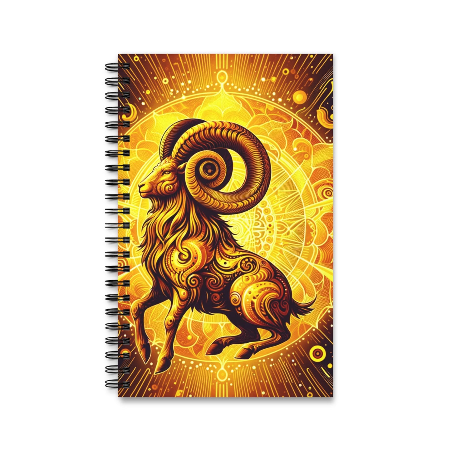 Solar Plexus Chakra Ram Spiral Journal