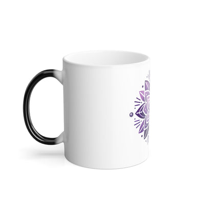 Color Morphing Crown Chakra Mug