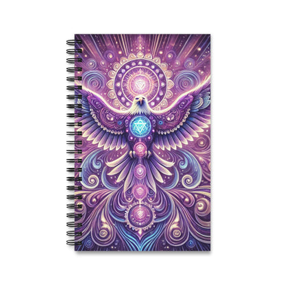 Crown Chakra Eagle Spiral Journal