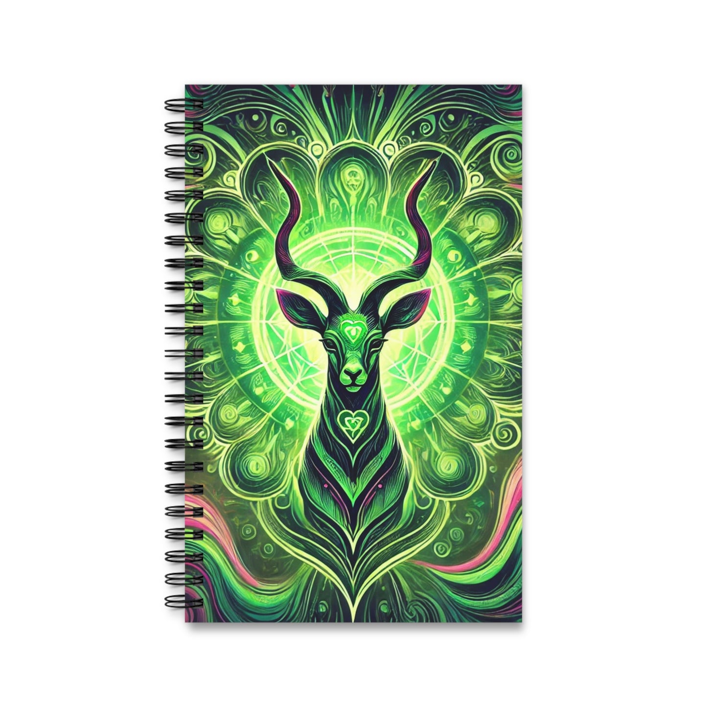 Heart Chakra Antelope Spiral Journal