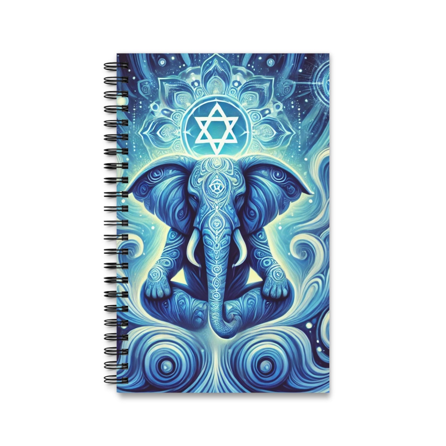 Throat Chakra Elephant Spiral Journal