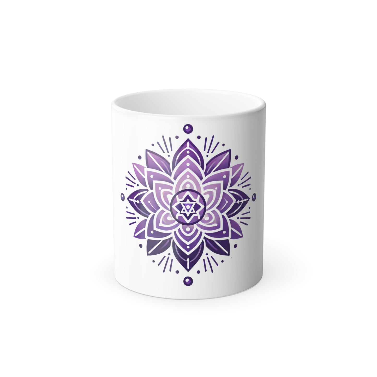 Color Morphing Crown Chakra Mug